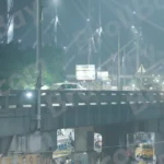 Timelapse of Vehicles Going over the Flyover - Log, colour and B&W