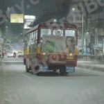 Vehicles are going Under the bridge - Log, colour and B&W