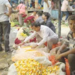Flower Market Kolkata - Log, colour and B&W