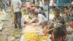 Flower Market Kolkata - Log, colour and B&W