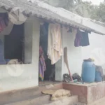 A Tribal House Village - Log, colour and B&W