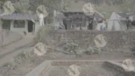 Tribal village - Log, colour and B&W - Image 3