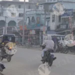 A Busy Street Scene with Various vehicles moving - Log, colour and B&W