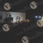 JCB is Working at Night - Log, colour and B&W