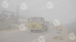 A Road with Moving Vehicles in Foggy Conditions - Log, colour and B&W - Image 3