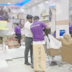 Hair and beauty salon - Log, colour and B&W