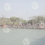 A Hooghly River Haridwar - Log, colour and B&W