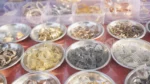 Street Vendor Display of Rings and Bangles - Log, colour and B&W