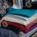 Clothes Selling on Market - Log, colour and B&W