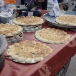 Nankhatai traditional Indian shortbread cookies - Log, colour and B&W