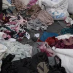 Pieces of clothes - Log, colour and B&W