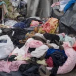 Textile Waste or used Clothes - Log, colour and B&W