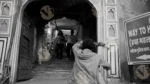 Way to Hawa Mahal - Log, colour and B&W - Image 2