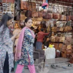 Bags Shop in Jaipur Market - Log, colour and B&W