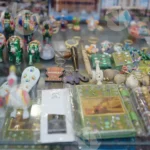 Toys in a Shop - Log, colour and B&W