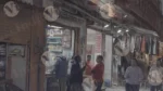 People Walking and Talking in a Market - Log, colour and B&W - Image 3