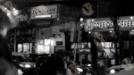 Busy Traffic in a Market - Log, colour and B&W - Image 2