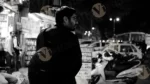 Man Walking in a Market - Log, colour and B&W - Image 2