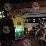 People Stuck in a Traffic Jam - Log, colour and B&W