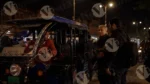 People Traveling in Local Electric Rickshaw - Log colour and B&W