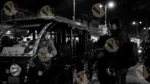 People Traveling in Local Electric Rickshaw - Log colour and B&W - Image 2