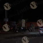 Front View from Electric Rickshaw - Log, colour and B&W