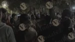 Crowd Chanting Bhajan and Dancing - Log, colour and B&W - Image 3