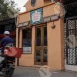 Santa Maria Traditional or Older Building Style Restaurant - Log, colour and B&W