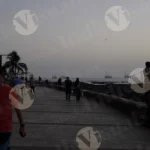 Bandra Bandstand in Mumbai, India - Log, colour and B&W