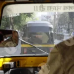 Inside View in Auto Rickshaw - Log, colour and B&W