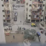 Aerial view of a Residential Area - Log, colour and B&W
