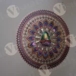 Art Sticker in a Wall - Log, colour and B&W