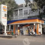 Indian Oil Petrol Pump - Log, colour and B&W
