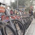 Electric Cycle - Log, colour and B&W