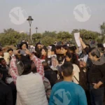 Some People are protesting - Log, colour and B&W