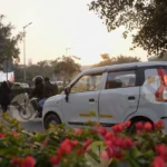 Vehicles Running on Road - Log, colour and B&W