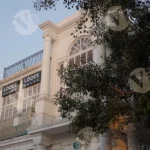 Looks salon Building in Connaught place - Log, colour and B&W