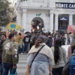 People Crossing Road - Log, colour and B&W