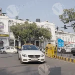 Traffic Timelapse in Connaught Place - Log, colour and B&W
