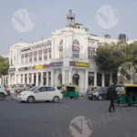 Connaught place Timelapse - Log, colour and B&W