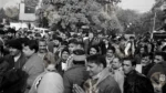 BJP (Politicians) Rally on Road - Log, colour and B&W - Image 2