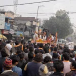 Politician Giving a Speech in a Rally - Log, colour and B&W