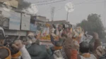 Politicians Raising Slogans (BJP) - Log, colour and B&W - Image 3