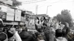 Politicians Raising Slogans (BJP) - Log, colour and B&W - Image 2