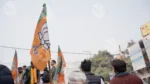 B.J.P Symbol Flag - Log, colour and B&W