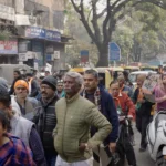 People are in a Rally (Political) - Log, colour and B&W