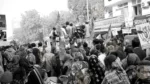Crowd In a BJP Rally - Log, colour and B&W - Image 2