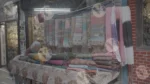 Woman Selling Stoles and Scarves - Log, colour and B&W - Image 3