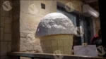 Prop Ice Cream Cone - Log, colour and B&W