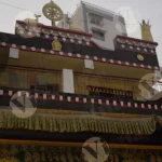 Tibetan Monastery in Majnu ka Tila - Log, colour and B&W